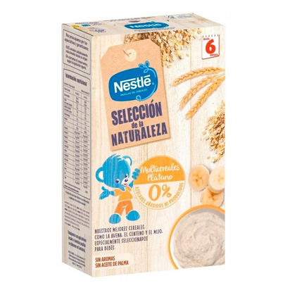 Nestlé Papa Infantil Multicereais Banana Seleção de La Naturaleza 330gr
